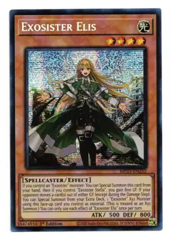 Yu-Gi-Oh Card: Exosister Elis MP23-EN252 Secret Rare 1st Edition! NM - Image 1