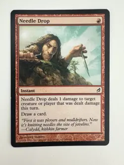 Needle Drop MTG Magic the Gathering Card LP Lightly Played LRW - Image 1