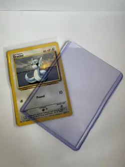 Dratini 26/102 Non Holo Rare Pokemon Card Base Set WOTC 1999 TCG Vintage Collect - Image 3