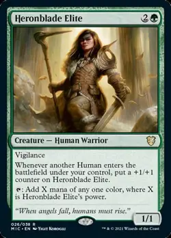 Heronblade Elite [Innistrad: Midnight Hunt Commander] Near Mint - Image 1