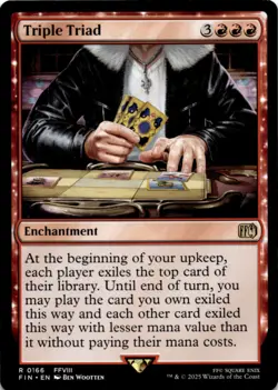 MTG Triple Triad Normal NM FINAL FANTASY Magic 166 - Image 1