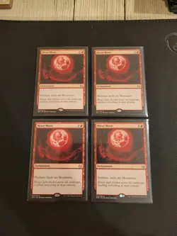 Magic: The Gathering Blood Moon x4 Enchantment Modern Horizons Wizards Red - Image 1