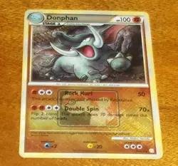 Pokemon HGSS - Donphan - 40/123 - League Promo - Cross Hatch Holo - Image 1