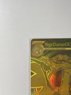 Pokemon TCG Phantasmal Flames Mega Charizard X EX 130/094 - Gold Mega Hyper Rare - Image 3