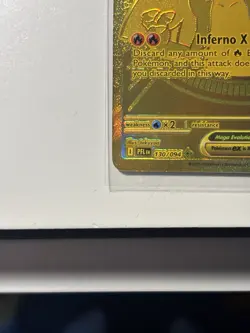 Pokemon TCG Phantasmal Flames Mega Charizard X EX 130/094 - Gold Mega Hyper Rare - Image 5