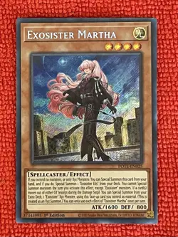YuGiOh! - Exosister Martha- Power of the Elements - Secret Rare - Image 1