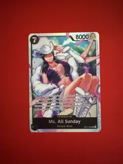 Ms. All Sunday OP14-084 SR Super Rare THE AZURE SEA'S SEVEN ENGLISH One Piece - Image 1