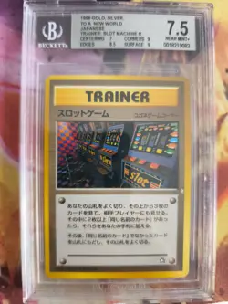 Pokemon Card Arcade Slot Machine Banned Neo Genesis Japanese BGS Beckett 7.5 (9) - Image 2