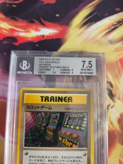 Pokemon Card Arcade Slot Machine Banned Neo Genesis Japanese BGS Beckett 7.5 (9) - Image 4