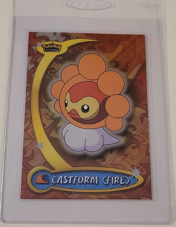 2004 POKEMON Castform Fire #13 HOLO SILVER FOIL Advanced Challenge CARD NM Topps - Image 1