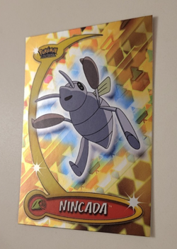 2004 POKEMON Nincada #50 HOLO SILVER FOIL Advanced Challenge CARD NMMT Topps CCG - Image 3