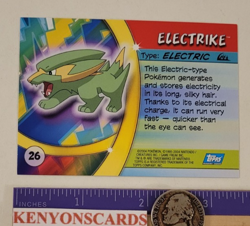 2004 POKEMON Electrike #26 HOLO SILVER FOIL Advanced Challenge CARD NM/MT Topps - Image 5
