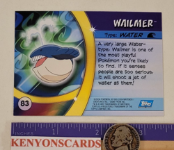 2004 POKEMON Wailmer #83 HOLO SILVER FOIL Advanced Challenge CARD NMMT Topps CCG - Image 5