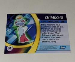 2004 POKEMON Chimecho #18 HOLO SILVER FOIL Advanced Challenge CARD NM/MT Topps - Image 5