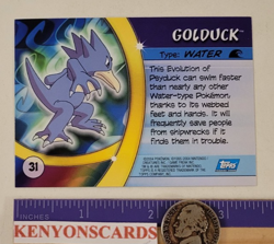 2004 POKEMON Golduck #31 HOLO SILVER FOIL Advanced Challenge CARD NMMT Topps CCG - Image 5