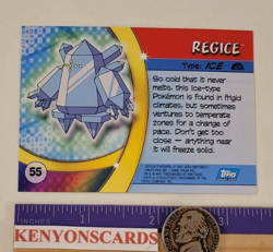 2004 POKEMON Regice #55 HOLO SILVER FOIL Advanced Challenge CARD NM/MT Topps CCG - Image 5