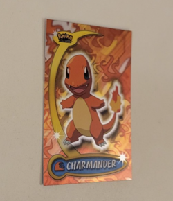 2004 POKEMON Charmander #17 HOLO SILVER FOIL Advanced Challenge CARD NM/MT Topps - Image 4