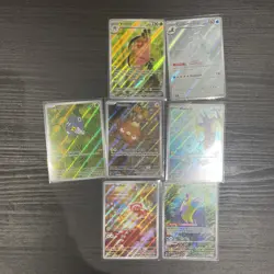 Pokemon joblot bundle. Illustration Rare Bundle 7x cards. all near mint. - Image 1