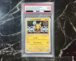 Pokemon Card Japanese - Firefighter Pikachu 209/SM-P - Promo - PSA 9 MINT - Image 1