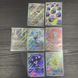 Pokemon joblot bundle. White flare Illustration Rare bunlde 7x cards. - Image 1