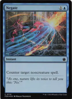 Negate - FOIL - C Foundations 710 - MTG - Image 1