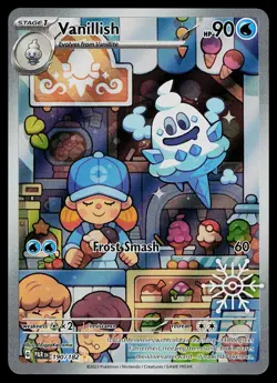 Pokemon Card - Vanillish Holiday Promo 190/182 Illustration Rare - Image 1