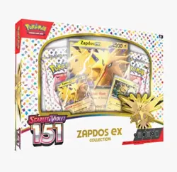 Pokemon TCG: S&V 151 Zapdos ex Collection Box Factory Sealed Shipped Fast - Image 1