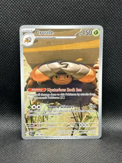 Crustle 186/182 IR Destined Rivals Sv10 ILLUSTRATION RARE HOLO Pokemon English - Image 1