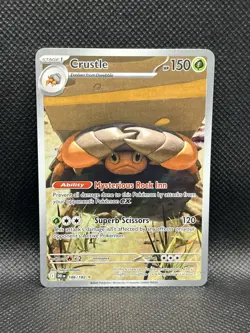 Crustle 186/182 IR Destined Rivals Sv10 ILLUSTRATION RARE HOLO Pokemon English - Image 3