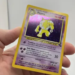 Pokemon TCG Hypno 8/62 Fossil Unlimited Holo Rare Condition - Image 2