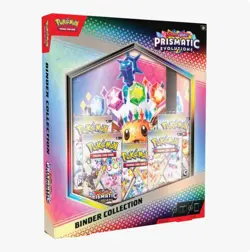 Pokemon TCG: Scarlet & Violet Prismatic Evolutions Binder Collection Ships Fast - Image 1
