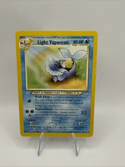 Pokemon TCG Vintage 2000 Neo Destiny Light Vaporeon 52/105 NM/M (Non-Holo) - Image 1