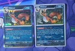 Thievul 120/182 Holo Rare & Reverse Holo Rare Bundle Paradox Rift - Pokemon TCG - Image 1