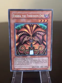 Yugioh Exodia The Forbiden One MC1-EN001 Secret Rare Limited Edition LP - Image 1