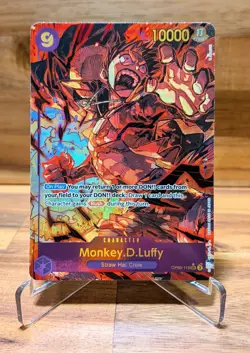 Monkey D. Luffy OP09-119 Secret Rare SEC Alt Art One Piece TCG English NM - Image 1