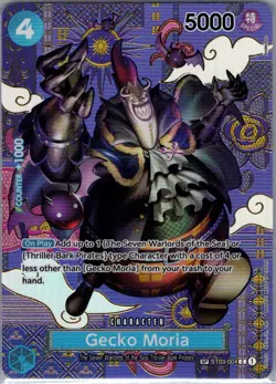 Gecko Moria (SP) ST03-004 English Two Legends - One Piece Card - NM - Image 1