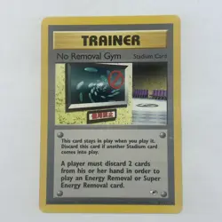 No Removal Gym 103/132 Gym Heroes Regular Rare Vintage Pokemon Card - Image 1