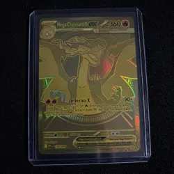 Mega Charizard X EX Phantasmal Flames 130/94 Mega Ultra Rare Gold Card RARE - Image 2