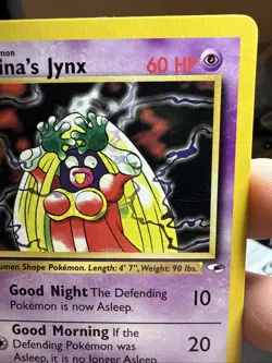 Pokemon TCG Sabrina's Jynx Gym Heroes Card 59/132 Unlimited - Image 4