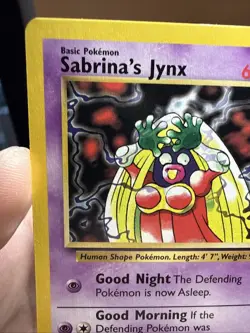 Pokemon TCG Sabrina's Jynx Gym Heroes Card 59/132 Unlimited - Image 5
