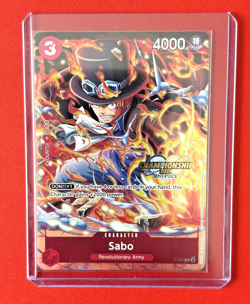 Sabo (CS 2024 Event Pack Finalist) P-044 P One Piece Promotion Cards Foil ONLY. - Image 1