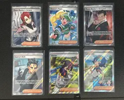 Pokemon Full Art Trainer Lot 6 Cards From Random Sets NM/M. All Cards Shown - Image 1