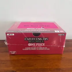 One Piece Card Game OP13 Carrying on His Will Booster Box English SEALED - Image 2
