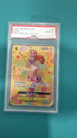 One Piece Card - Nami OP08-106 SP Mosaic OP09 - PSA 10 JAP - Image 1