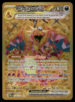 Pokemon Cards Charizard ex 228/197 Obsidian Flames Hyper Rare NM - Image 1