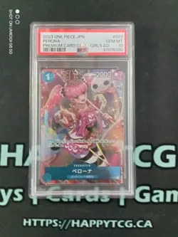 PSA 10 One Piece Premium Card Collection Girls Edition Perona - Image 1