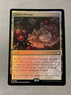 MTG Magic the Gathering Fabled Passage (252/453) Bloomburrow NM FOIL - Image 1