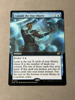Consult the Star Charts MTG Edge of Eternities Extended Art Rare NM - Image 1