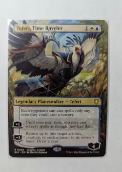 1x Teferi Time Raveler Borderless NM - BLC Magic MTG Mythic x1 - Image 1