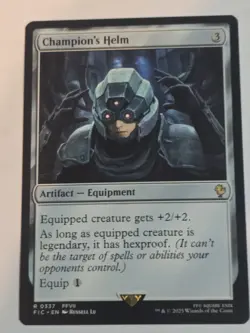 Champion's Helm NM Commander: Final Fantasy 0337 MTG Regular - Image 1